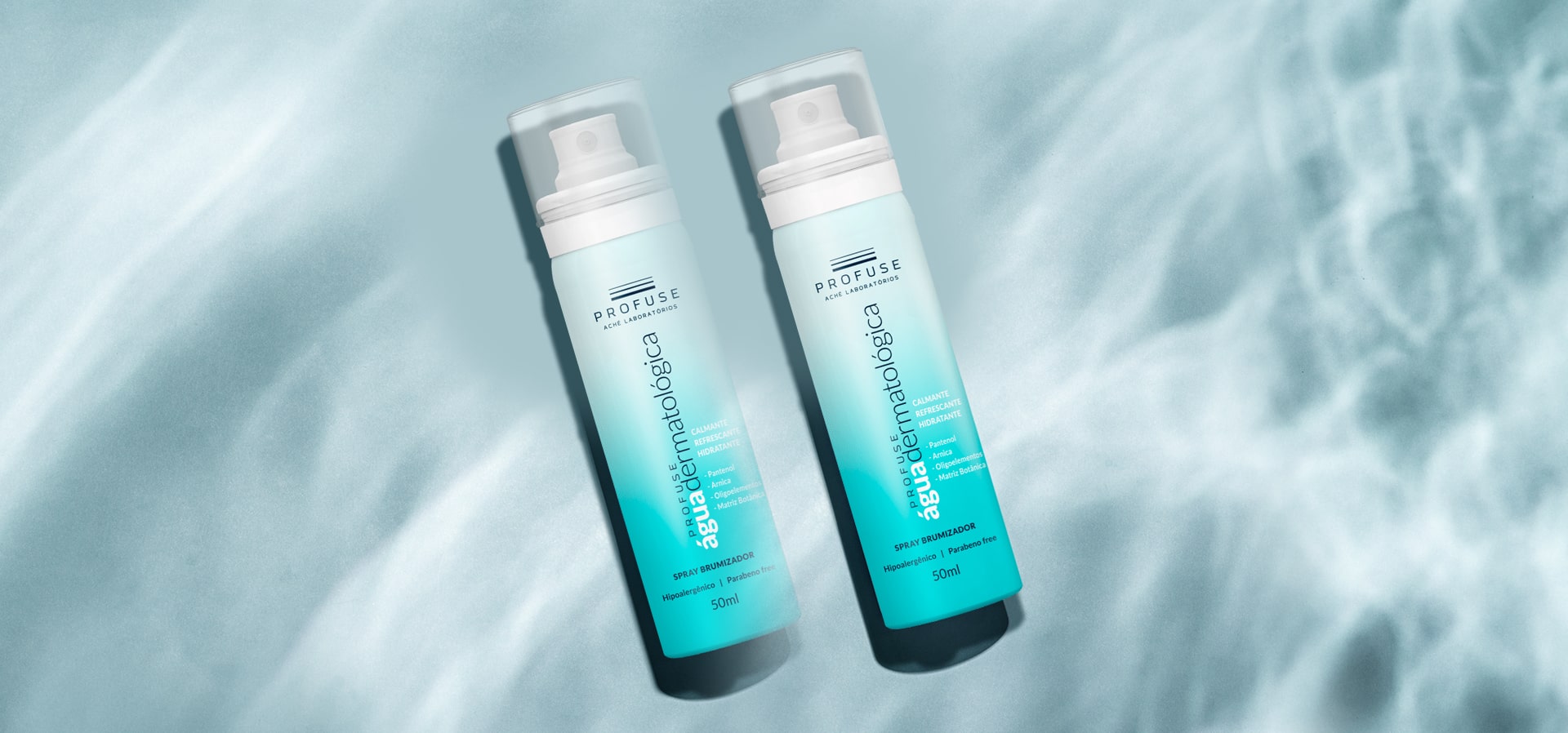 Profuse Água Dermatológica 50ml e Profuse Água Dermatológica 150 ml