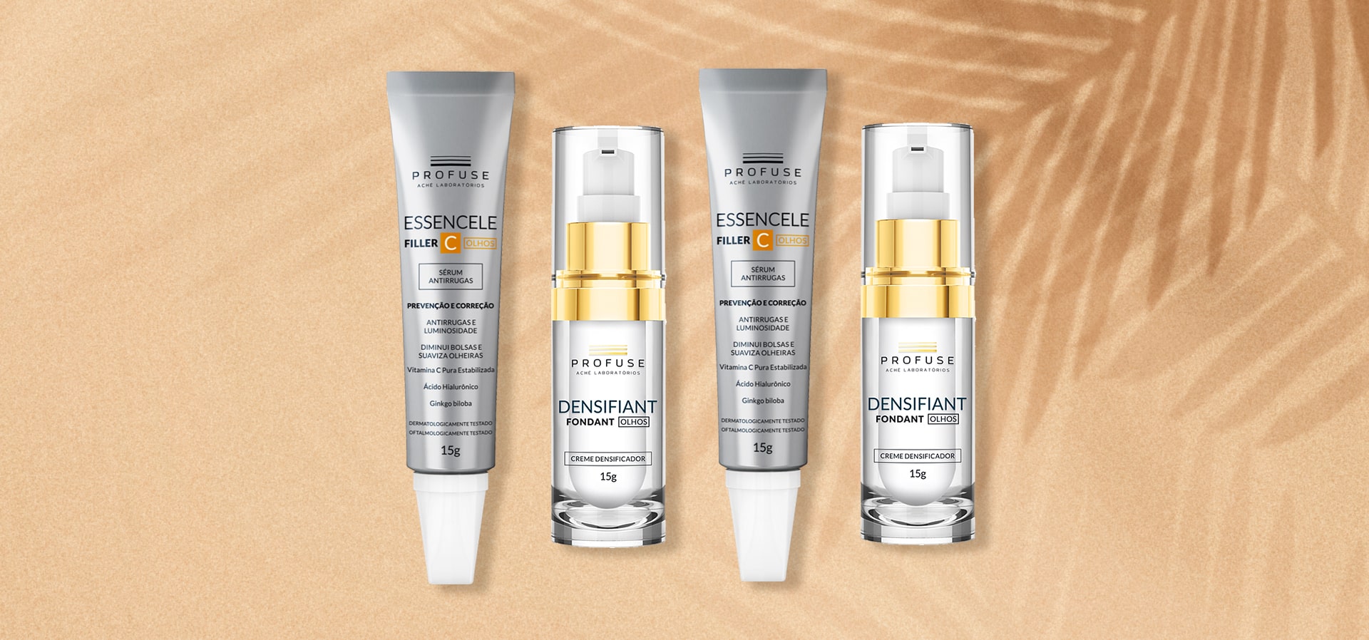 Essencele Filler C Olhos e Densifiant Fondant Olhos