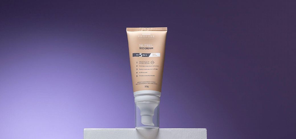 Conheça Nutrel CC Cream: a base uniformizadora calmante com FPS 30 perfeita para facilitar o seu dia a dia.